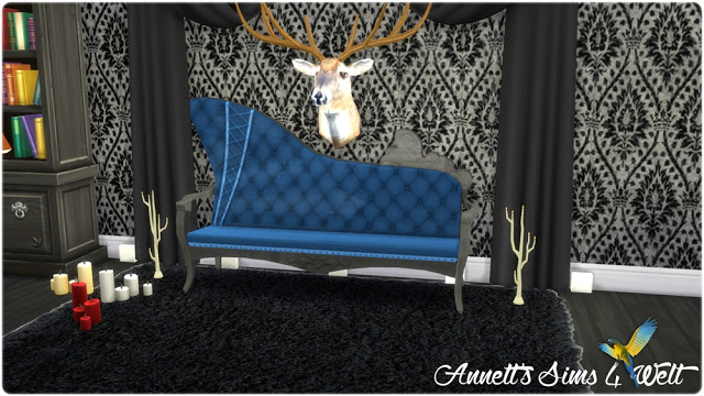 Sims 4 TS3 EA Antique Sofa & Tree Candles Conversion at Annett’s Sims 4 Welt