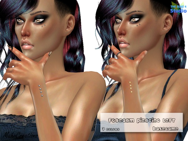 Sims 4 Forearm Piercing by MahoCreations at TSR