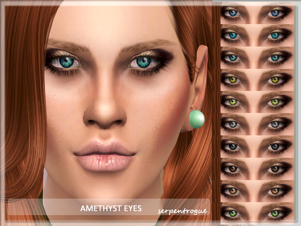 Sims 4 Amethyst Eyes by Serpentrogue at TSR