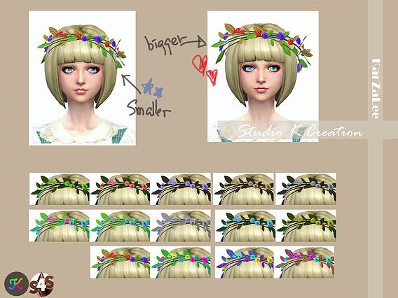 Sims 4 Daisy headpiece at Studio K Creation