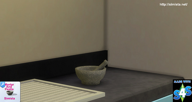 Sims 4 Mortar and pestle at Simista