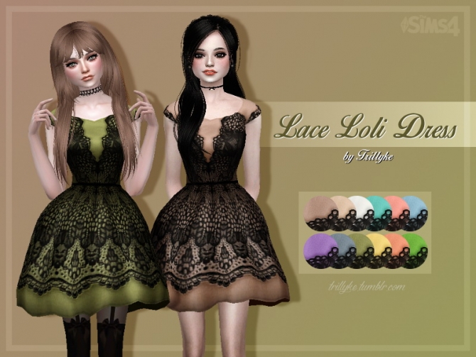 Trilly21s Trillyke - My Little Black Skirt Set | Sims 4 
