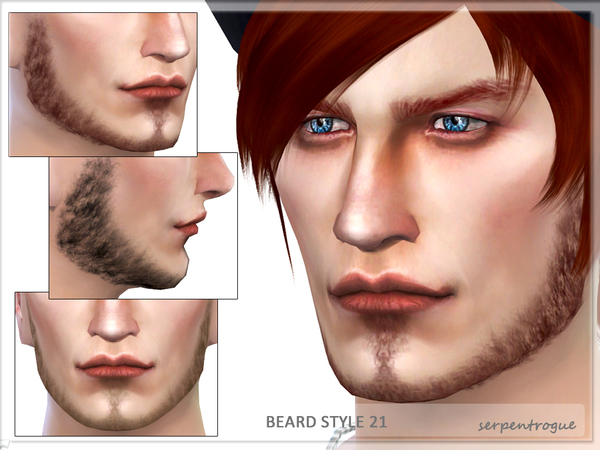 Sims 4 Beard Style 21 by Serpentrogue at TSR