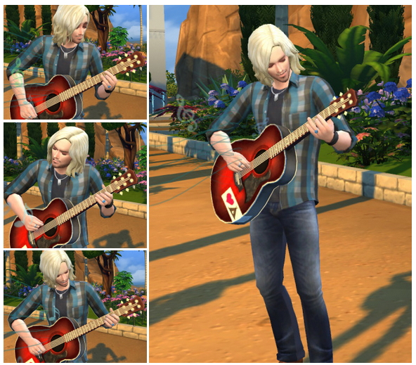 Sims 4 Kurt Cobain & Kurty Hair at Birksches Sims Blog