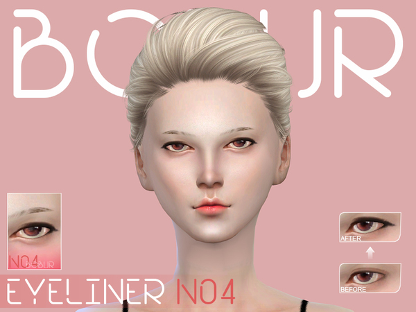 Sims 4 Bobur Eyeliner N04 by Bobur3 at TSR