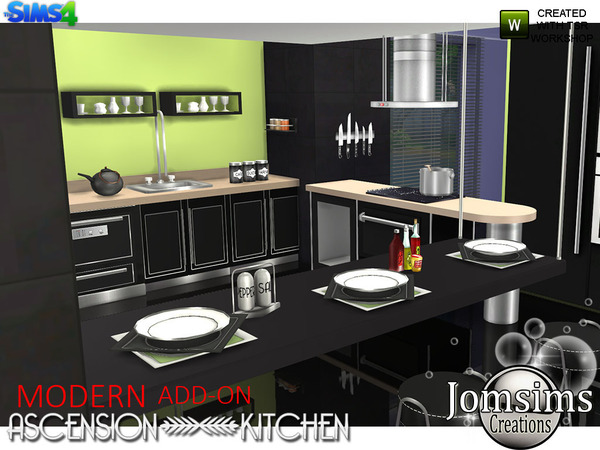 Sims 4 Modern Ascension Add On by  jomsims at TSR