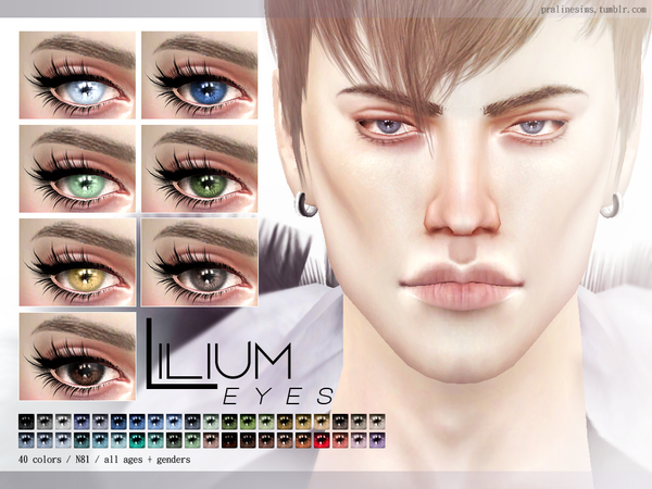Sims 4 Lilium Eyes N81 by Pralinesims at TSR