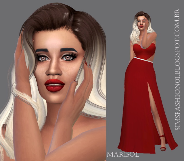 Sims 4 Queen Marisol at Sims Fashion01