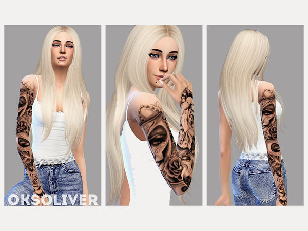 Sims 4 Female tattoo by Oliver.Oks at TSR
