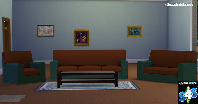 Sims 4 Manhattan Lounge Suite at Simista