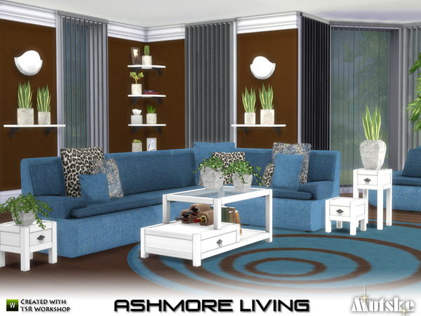Sims 4 Ashmore Living by mutske at TSR