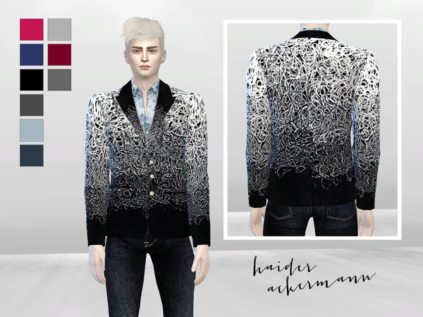 Sims 4 Giovanni Artwork Suit Jacket by McLayneSims at TSR