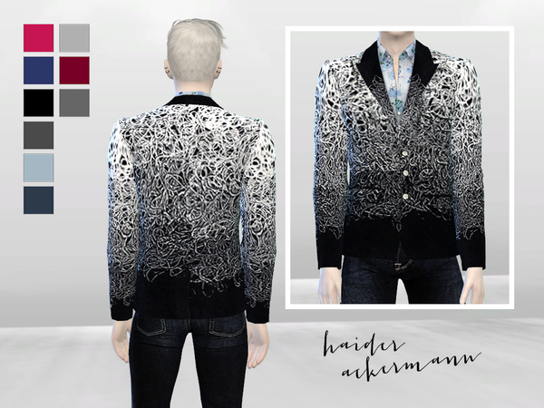 Sims 4 Giovanni Artwork Suit Jacket by McLayneSims at TSR