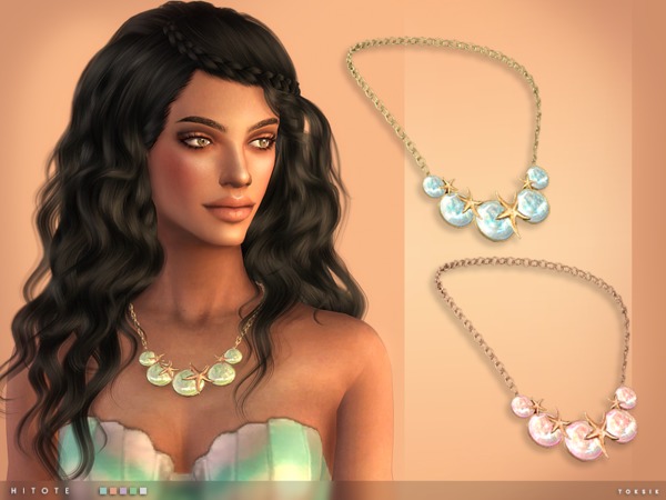 Sims 4 Hitote Necklace by toksik at TSR