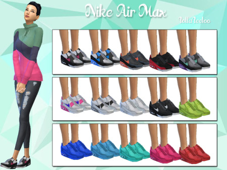 Air Max sneakers by LollaLeeloo at TSR