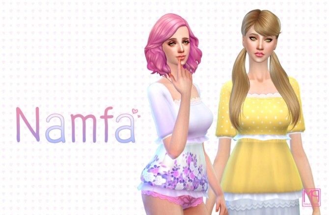Sims 4 NAMFA blouse at manuea Pinny