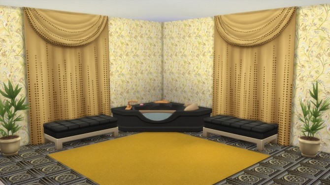 Sims 4 Gold Wall Coverings Tile and Carpet by Christine11778 at Mod The Sims