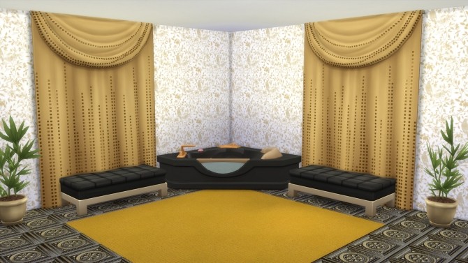 Sims 4 Gold Wall Coverings Tile and Carpet by Christine11778 at Mod The Sims