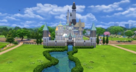 Disney Castle No CC by jamspanumas at Mod The Sims