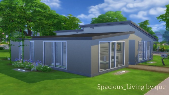 Sims 4 Spacious Living for One by quiescence90 at Mod The Sims