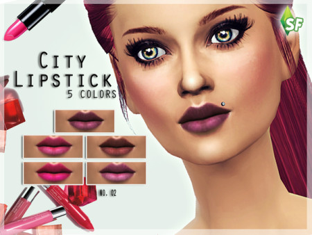 City Lipstick by SimFabulous at TSR