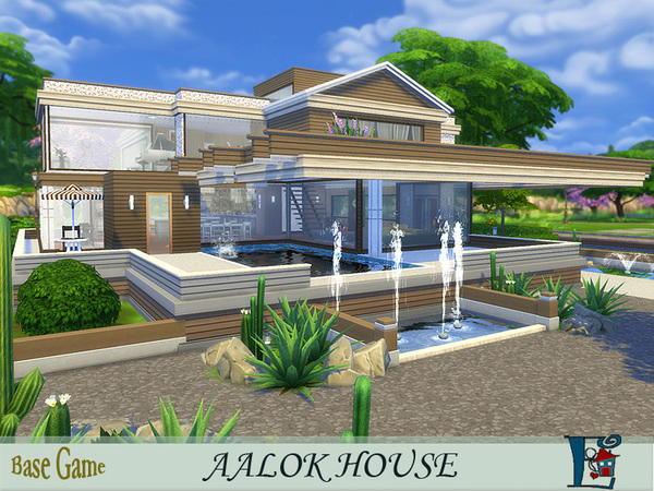 Sims 4 Aalok House by evi at TSR