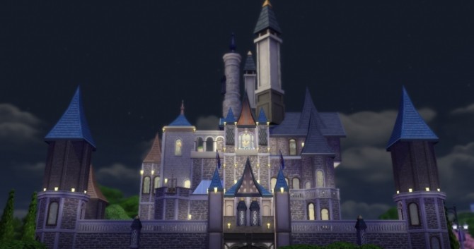 Sims 4 Disney Castle No CC by jamspanumas at Mod The Sims