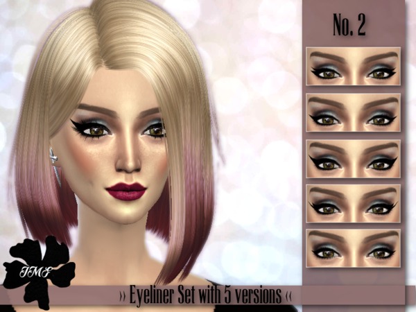 Sims 4 IMF Eyeliner Set No.2 by IzzieMcFire at TSR