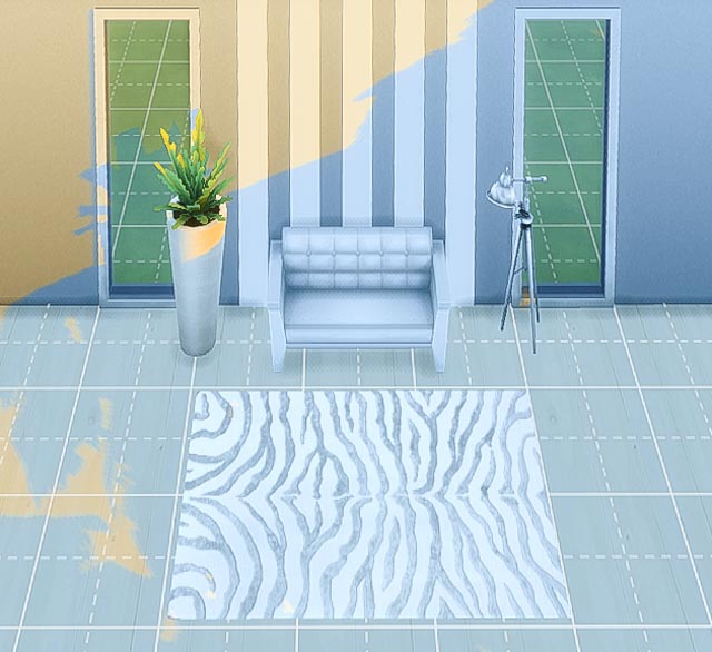 Sims 4 NuLoom Inpired Zebra Rugs by barbiedoll9999 at Mod The Sims