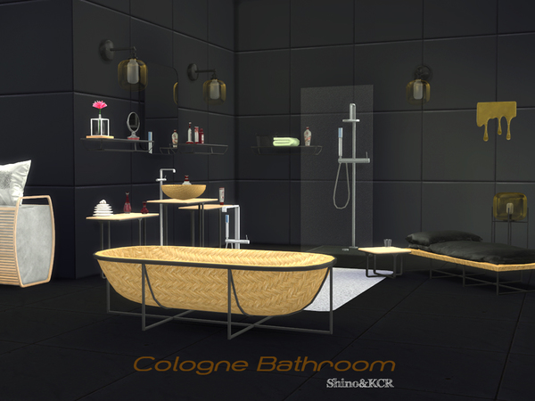 Sims 4 Cologne Bathroom by ShinoKCR at TSR