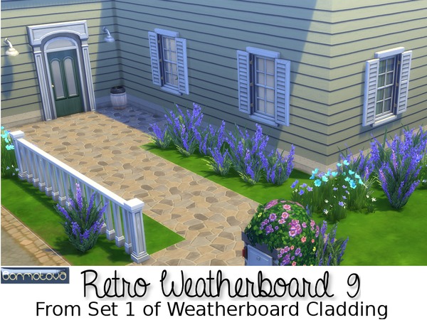 Sims 4 Weatherboard Set 1 by abormotova at TSR
