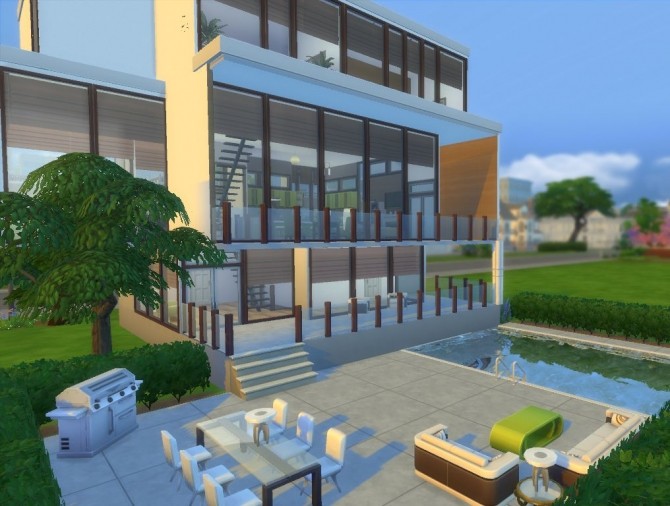 Sims 4 Natural Mansion by Evairance at Mod The Sims