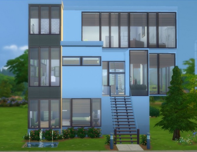 Sims 4 Natural Mansion by Evairance at Mod The Sims