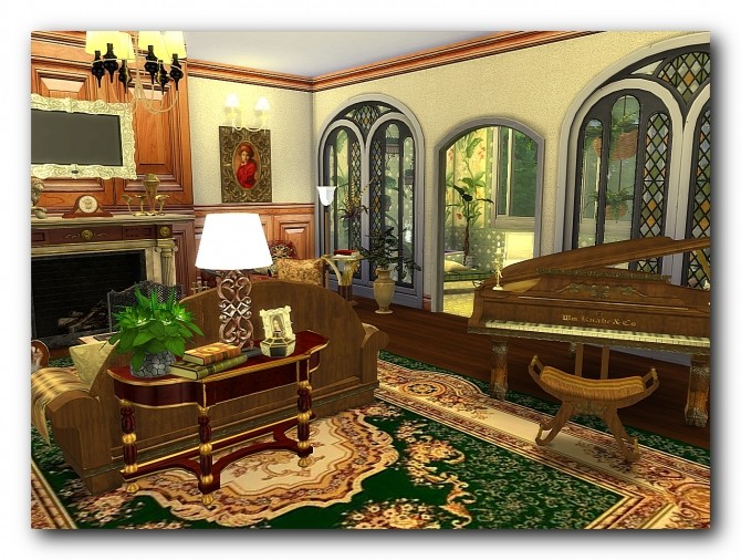 Sims 4 Shades of biedermeier at Architectural tricks from Dalila