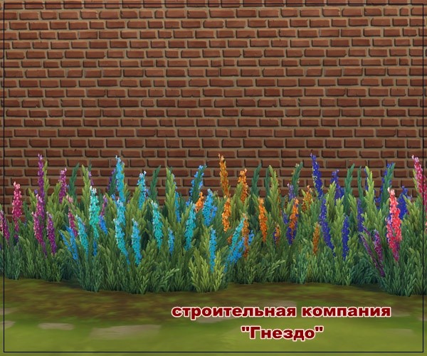 Sims 4 Lavender flowers at Sims by Mulena