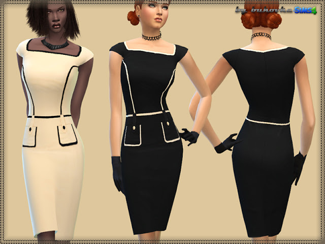 Sims 4 Dress Fringing at Bukovka