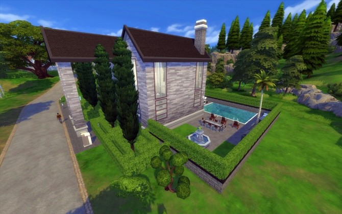 Sims 4 Herrgård En Vista house by tobytoblerone at Mod The Sims