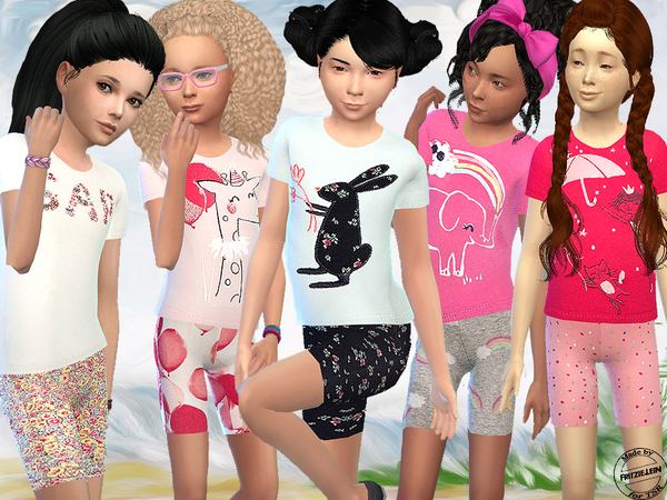 Sims 4 Dream On Pyjamas by Fritzie.Lein at TSR