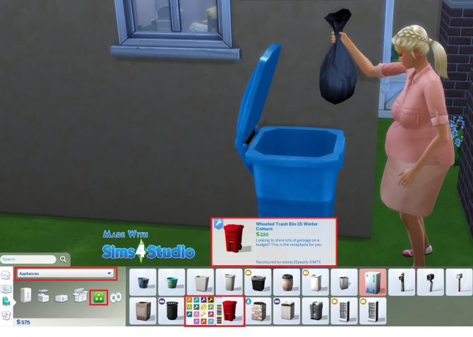 sims 4 outdoor trash can glitch
