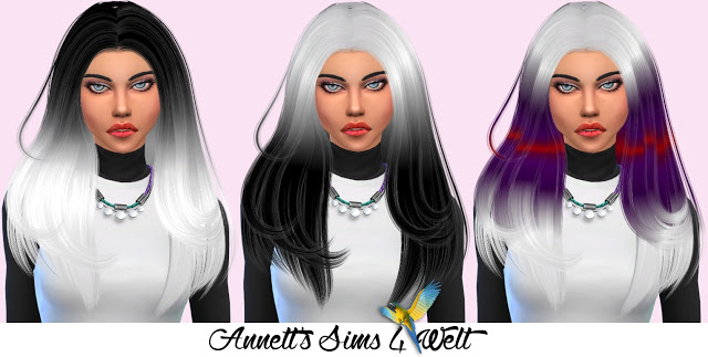 Sims 4 Sintiklia Hair Rita Recolors at Annett’s Sims 4 Welt