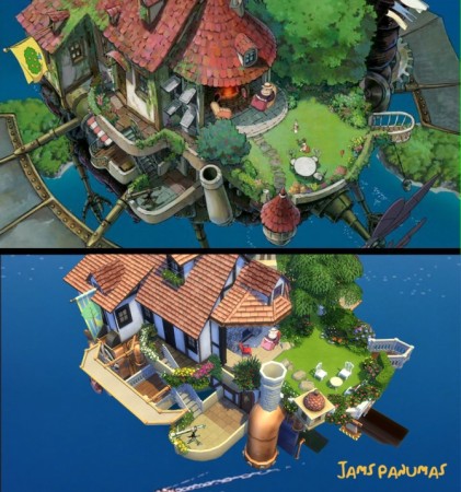 Howl’s Flying Home by jamspanumas at Mod The Sims