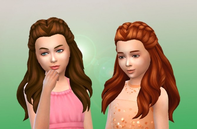 Sims 4 Creative Braids for Girls at My Stuff