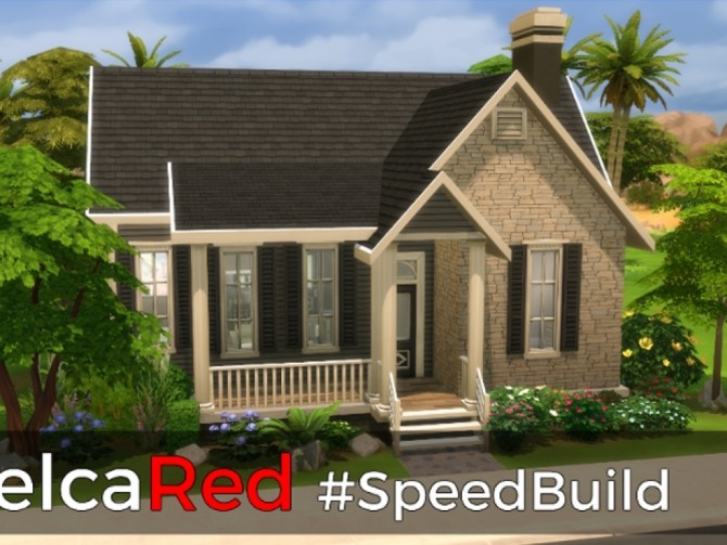 Sims 4 Traditional BaseGame House by NelcaRed at Mod The Sims