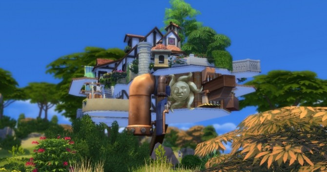 Sims 4 Howls Flying Home by jamspanumas at Mod The Sims