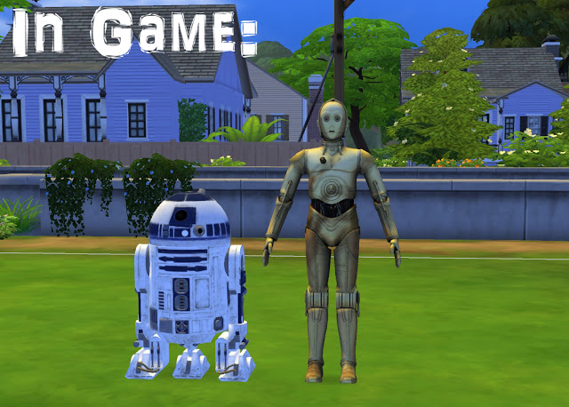 Sims 4 R2D2 & C3PO STAR WARS by Anni K at Historical Sims Life