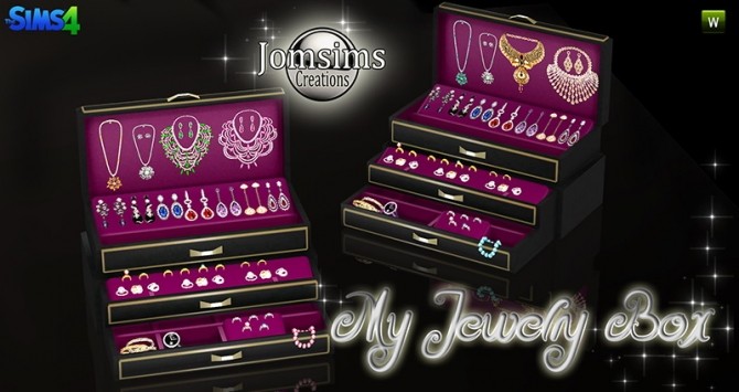 Sims 4 Jewelry box at Jomsims Creations