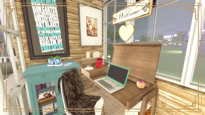 Sims 4 Cozy Living Room II at Dinha Gamer