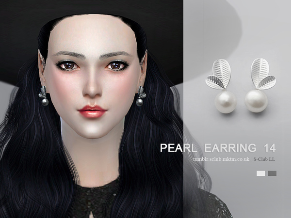 Sims 4 Earrings 14(f) by S Club LL at TSR