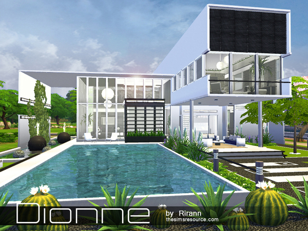 Sims 4 Dionne house by Rirann at TSR