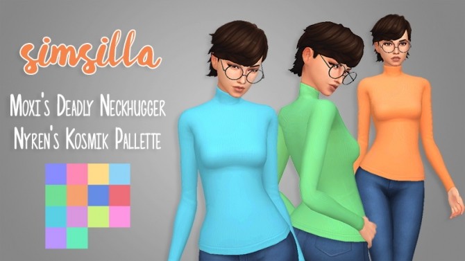 Sims 4 Moxis Deadly Neckhugger Recolored by simsilla at TSR